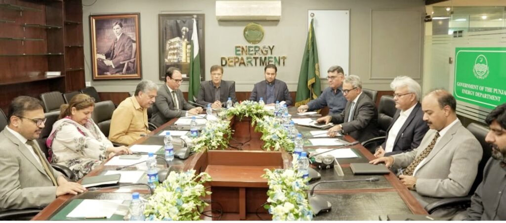 Punjab Energy Minister Malik Faisal Ayub Khokhar chairs meeting on EPRA, affordable electricity and renewable energy projects