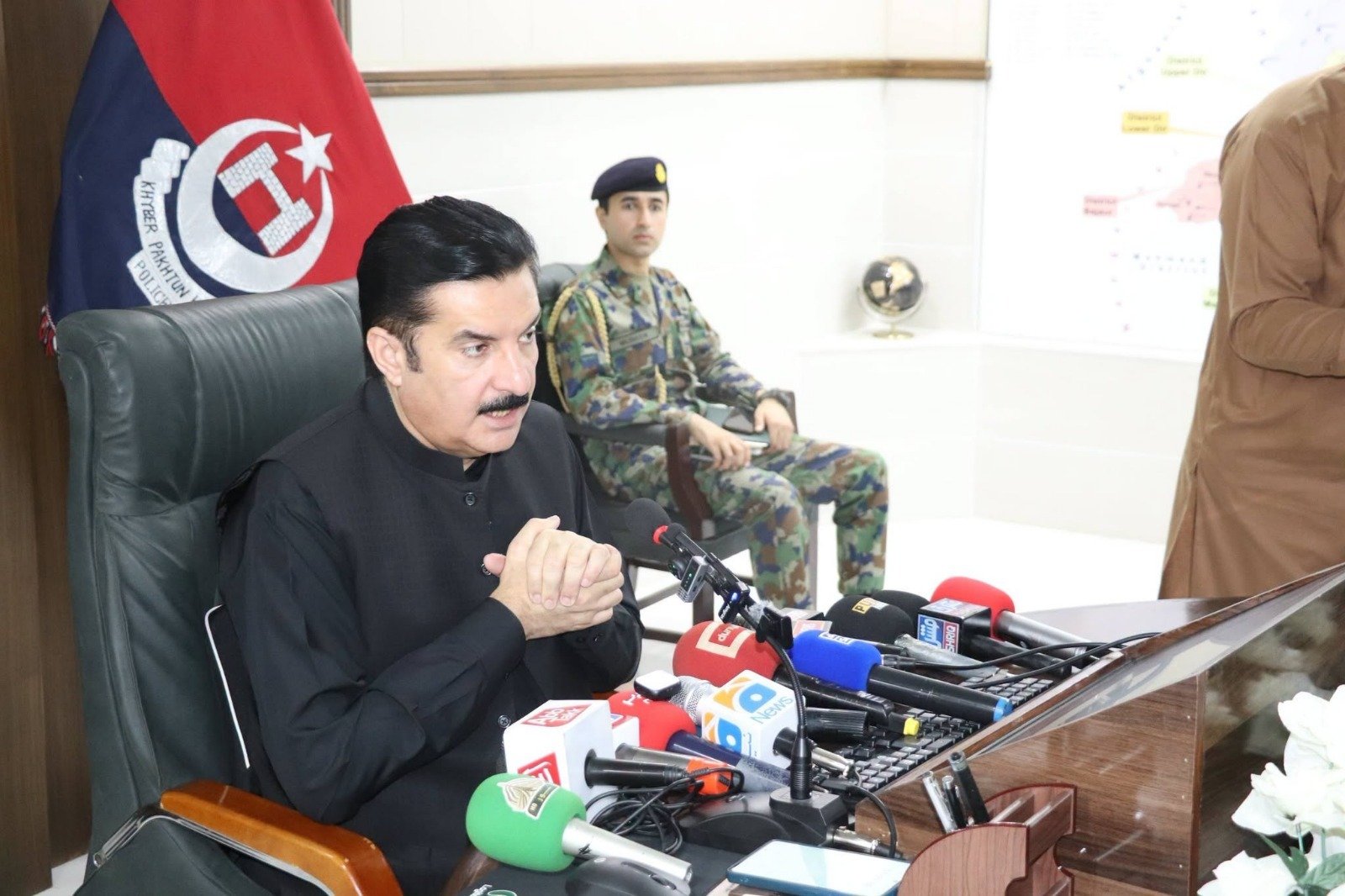 KP Governor Rules Out Talks With Terrorists, Urges United Action Against Militancy
