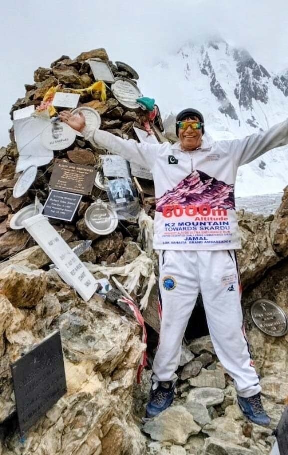Jamal Syed Sets National Record With 275km K2 Run
