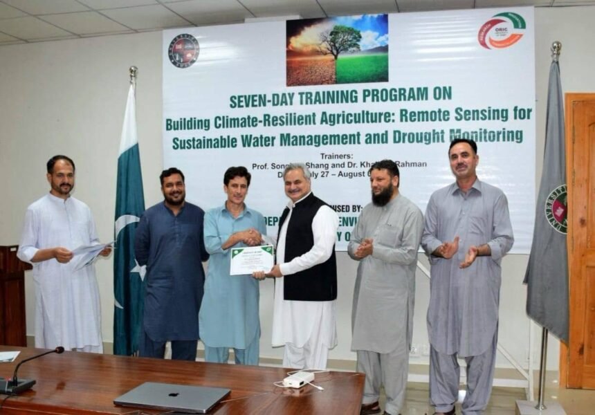 University of Swat Concludes Training on Climate-Resilient Agriculture University of Swat students receive certificates after climate-resilient agriculture training