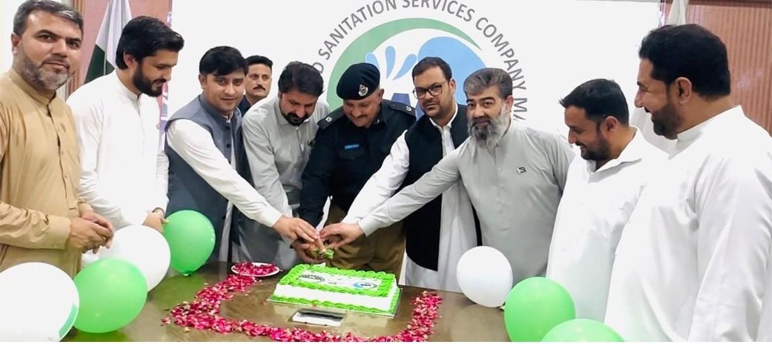 WSSCM Mardan Marks Independence Day with Cleanliness and Plantation Drive