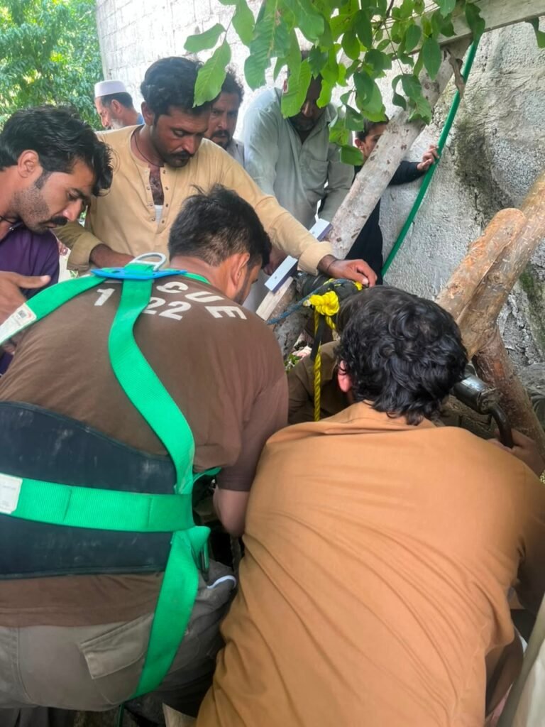 Three Killed in Two Separate Well Accidents in Swat Rescue teams respond after three people are killed in two separate well incidents in Swat.