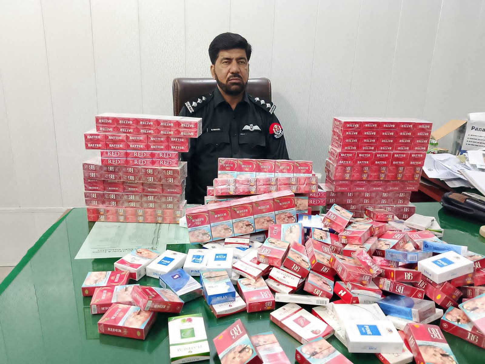 Lower Dir Excise Department Steps Up Crackdown on Illegal Cigarette Trade