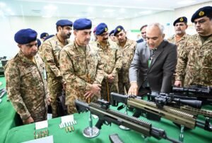 Asim Munir Reviews POF Wah’s Defence Production