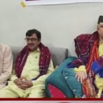 Dr Aslam Azad is honoured at a ceremony marking his 61st birth anniversary in Thatta.