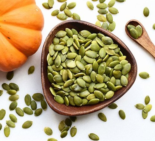 Pumpkin Seeds May Boost Hair Health Pumpkin seeds contain nutrients and healthy fats that may support hair strength, growth and scalp health as part of a balanced diet.