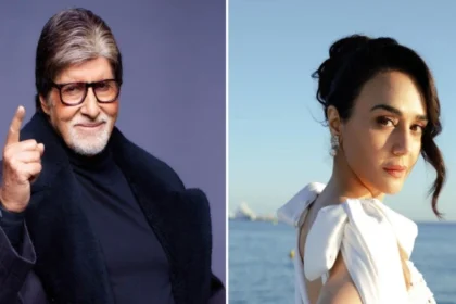 Amitabh Bachchan and Preity Zinta share a light-hearted moment on Kaun Banega Crorepati.