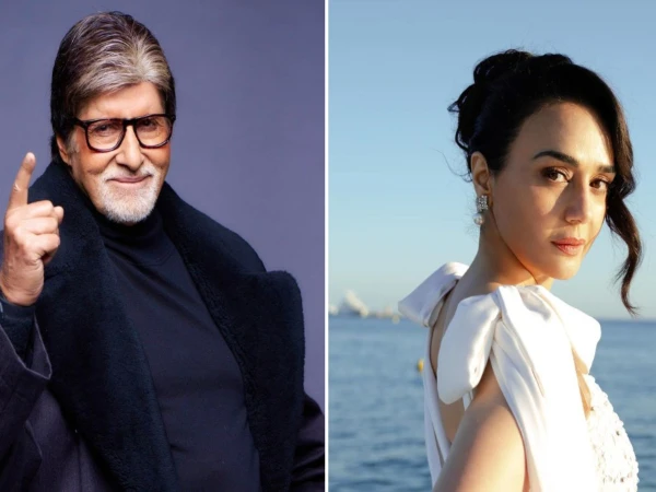 Amitabh Bachchan and Preity Zinta share a light-hearted moment on Kaun Banega Crorepati.