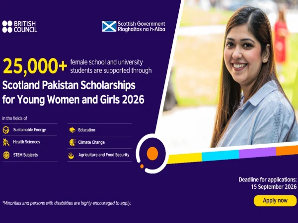 Pakistani female students eligible for the Scotland Pakistan Scholarship 2026-27 programme.