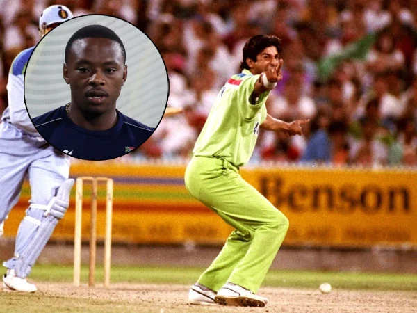 Kagiso Rabada praises Wasim Akram’s memorable bowling spell in the 1992 World Cup final against England.