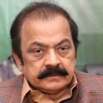 Rana Sanaullah addresses a press conference in Islamabad on PTI protests, national security and counter-terrorism policy.