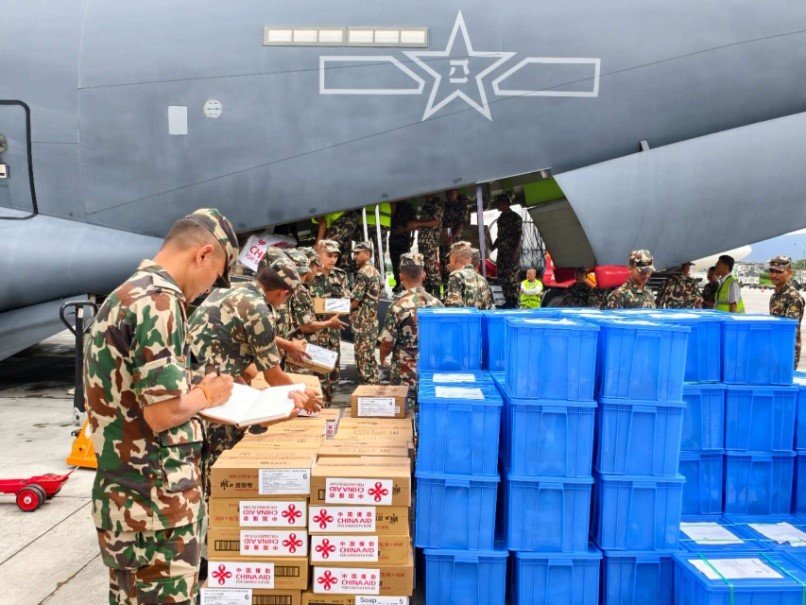 Third batch of Chinese emergency relief arrives in Nepal