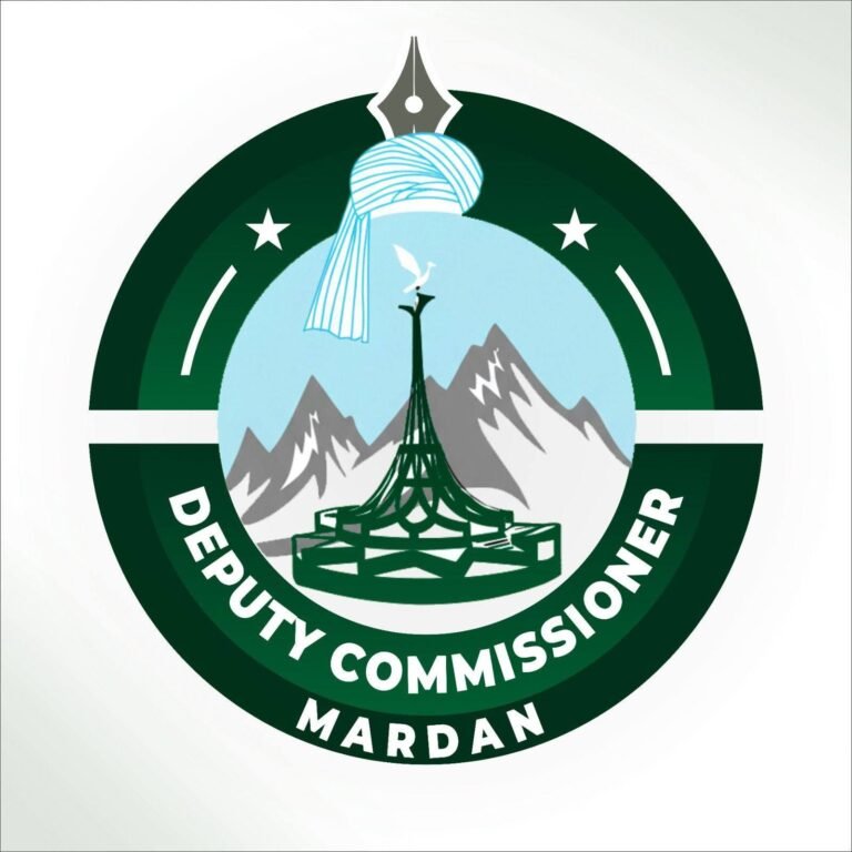 Mardan administration arrests seven suspected unauthorized agents outside the Passport Office.