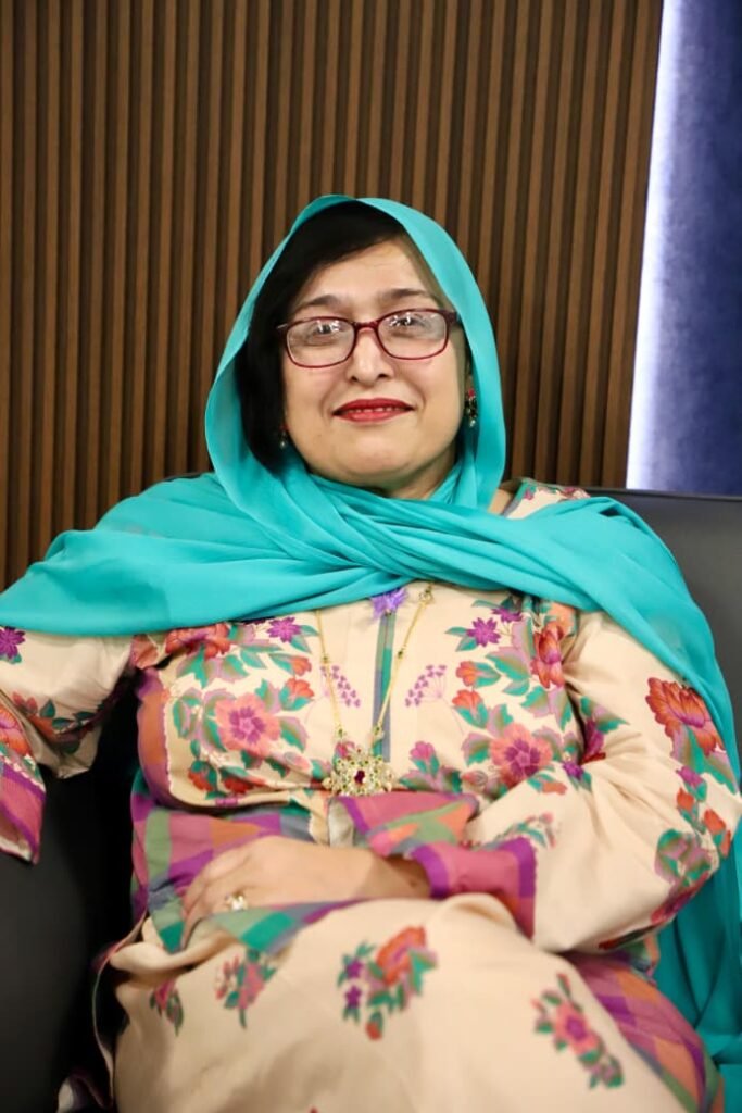 Prof Dr Naveed Sultana, newly appointed Dean of the Faculty of Education at Allama Iqbal Open University in Islamabad.