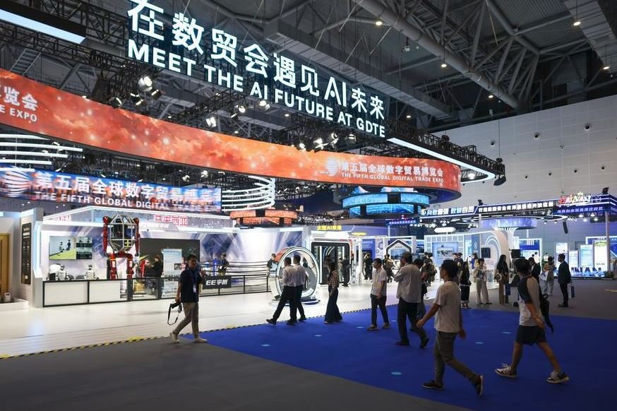 Tesla Cybercab and AI take spotlight as China’s digital trade expo draws 50,000