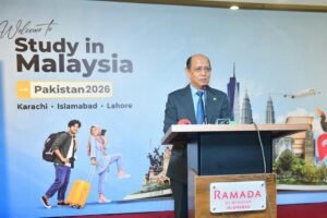 EMGS Study in Malaysia Education Fair 2026 Draws Strong Response from Pakistani Students in Islamabad Pakistani students attend Study in Malaysia Education Fair 2026 in Islamabad to explore Malaysian universities, scholarships and admissions.
