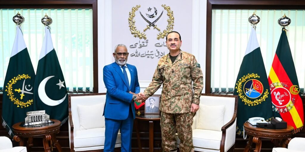 Field Marshal Asim Munir, Maldives Speaker Discuss Bilateral Ties at GHQ Maldives Parliament Speaker Abdul Raheem Abdulla meets Field Marshal Syed Asim Munir at GHQ Rawalpindi on September 24, 2026.