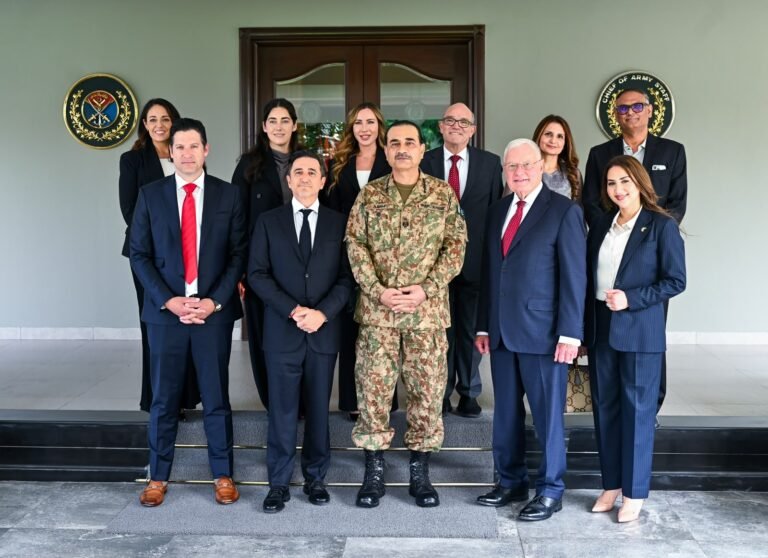 Field Marshal Asim Munir, US Defence Firm POWERUS Discuss Technology Cooperation Field Marshal Syed Asim Munir meets a Powerus delegation at GHQ Rawalpindi to discuss defence technology and potential areas of cooperation.