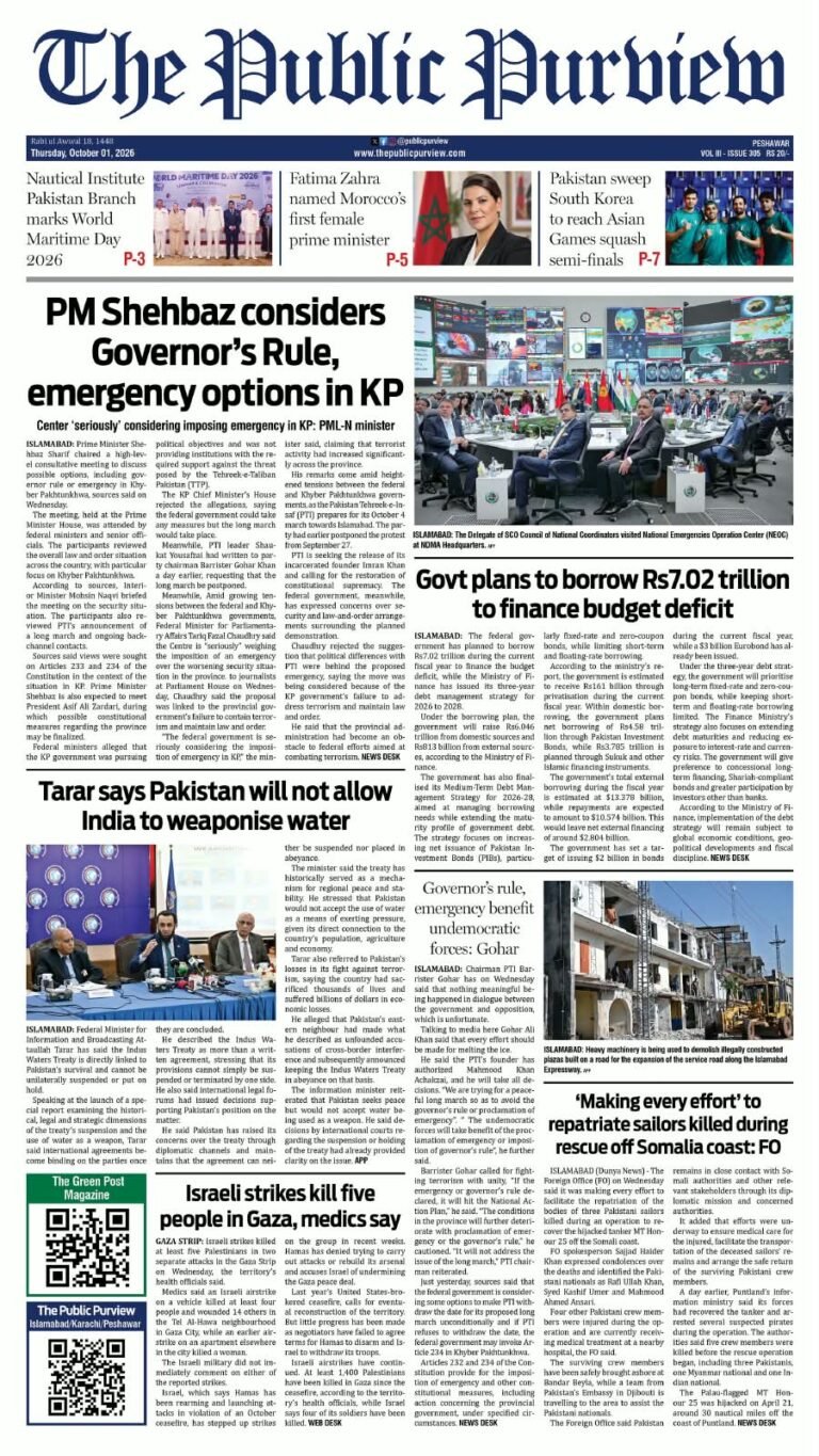 01-10-2026 Peshawar