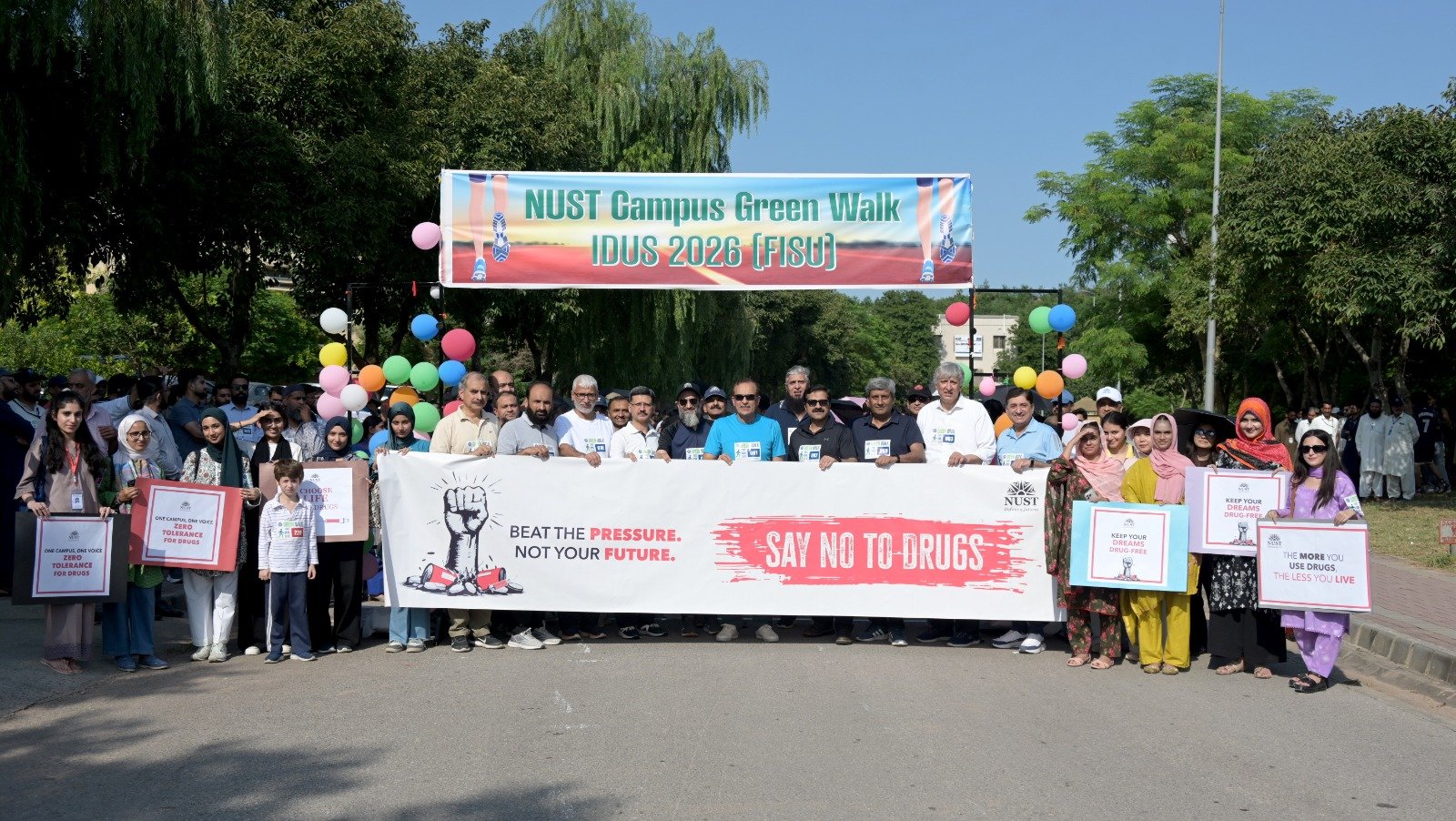 NUST marks International University Sport Day with Green Walk in Islamabad