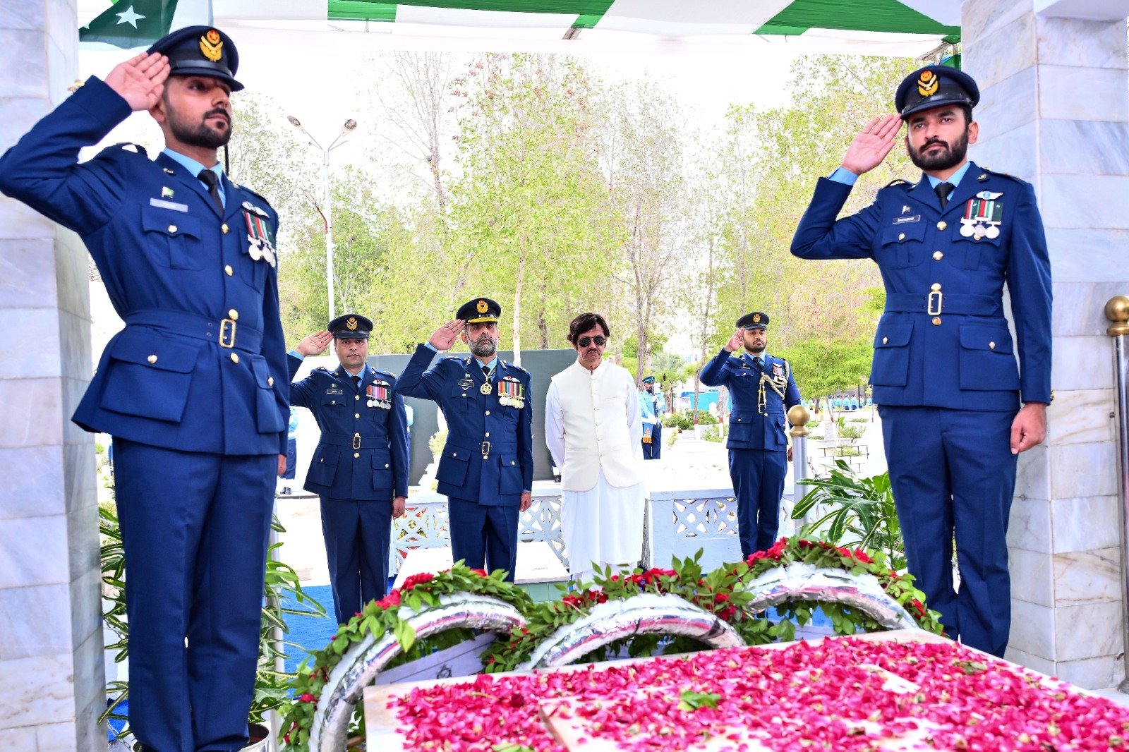 PAF Pays Tribute to Rashid Minhas Shaheed on Air Force Day