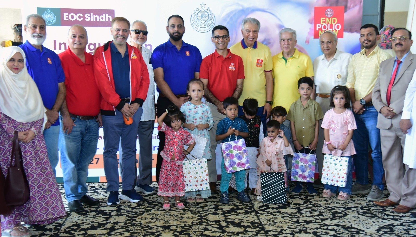 September polio vaccination drive inaugurated at Rotary Community Centre Karachi
