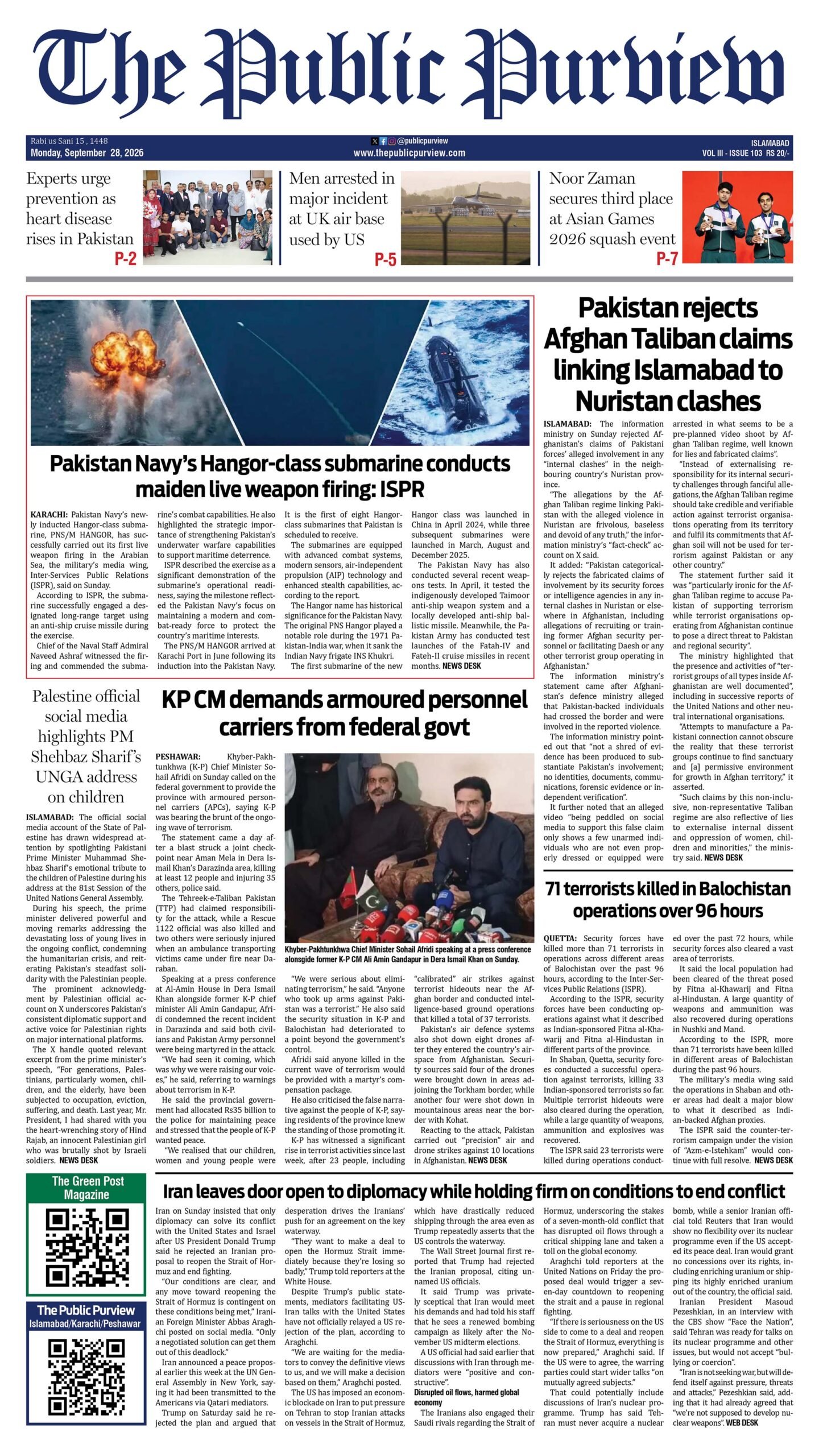 28-09-2026 Islamabad