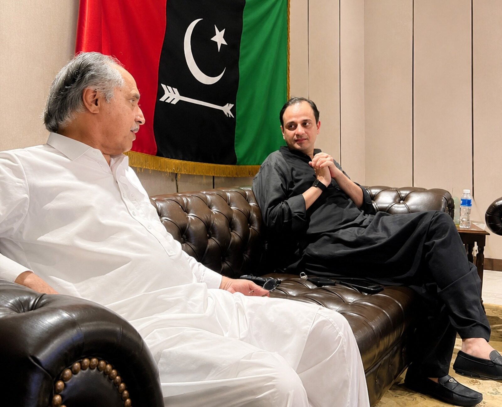 PPP Shangla Delegation Meets Karachi Mayor Murtaza Wahab