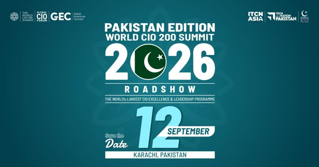 Pakistan to Host 800+ Technology and Cybersecurity Leaders on September 12 Pakistan will host 800+ technology and cybersecurity leaders at the World CIO 200 Summit & Awards 2026 in Karachi on September 12.