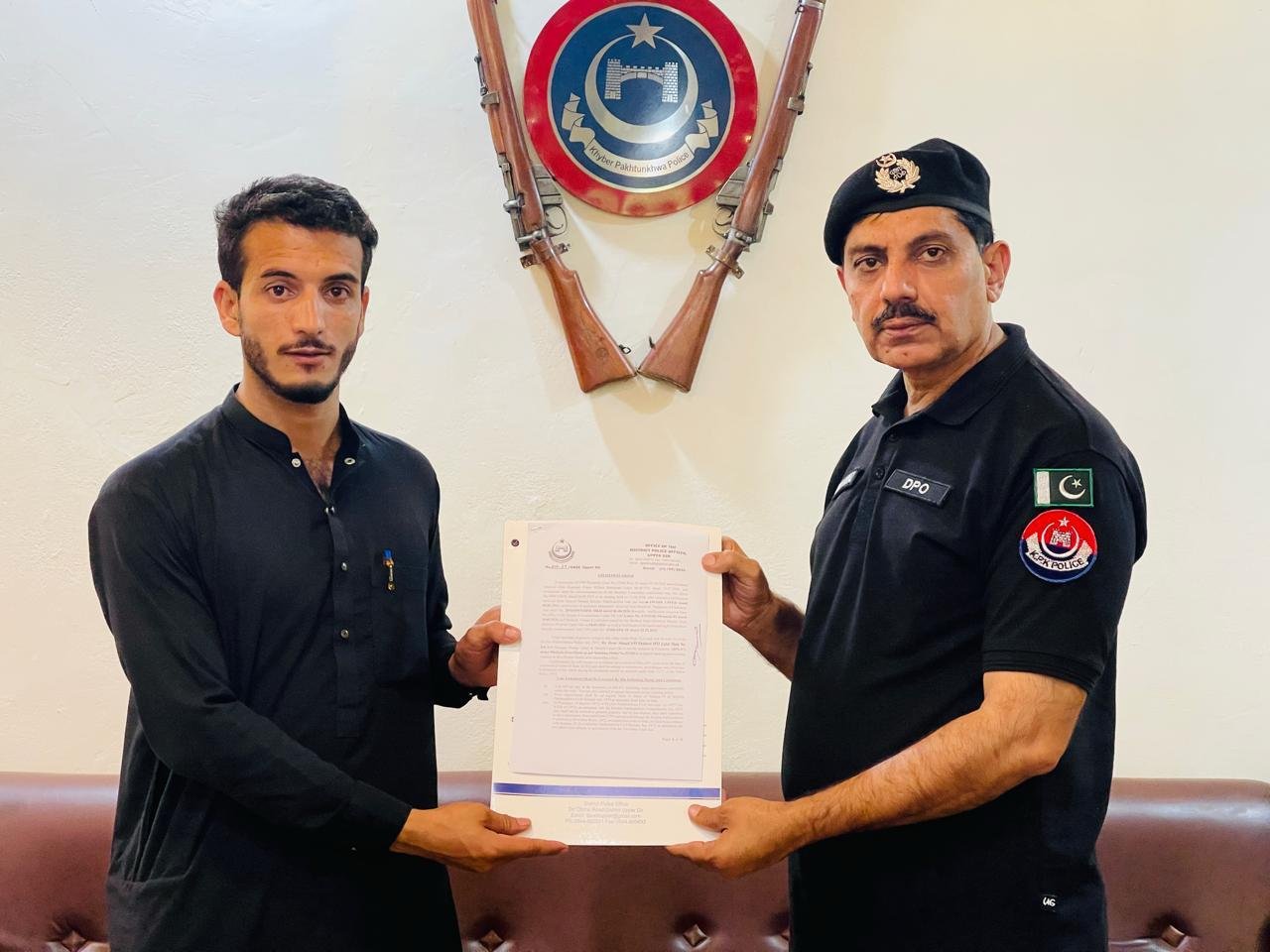 Upper Dir Police Intensify Security, Martyr’s Son Joins Force