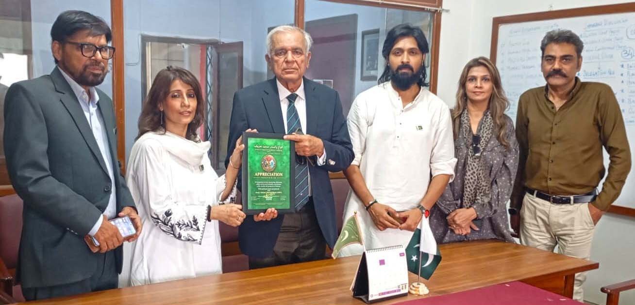 Pakistan Armed Forces Support Movement Delegation Meets Aam Log Ittehad Leader in Karachi