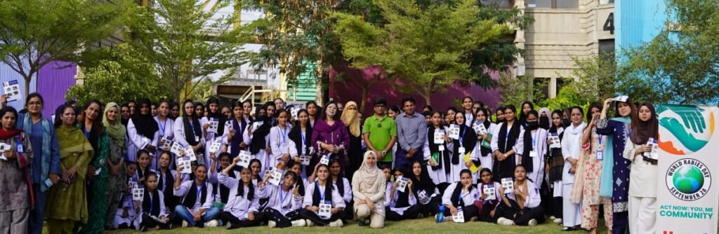 IHHN conducts a rabies awareness session at The Hunar Foundation for students, teachers and faculty members.