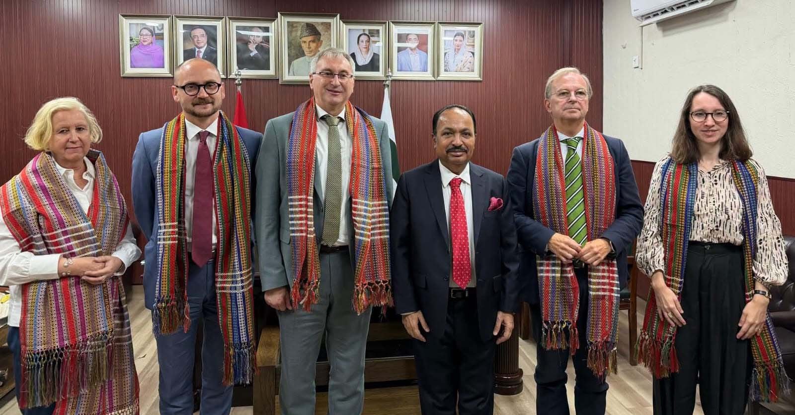 German Delegation Meets Sindh Minorities Affairs Adviser