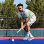 : Pakistan hockey player Abdul Rehman wins the Poligras Magic Skill Award for his 3D skills and goal against Wales.