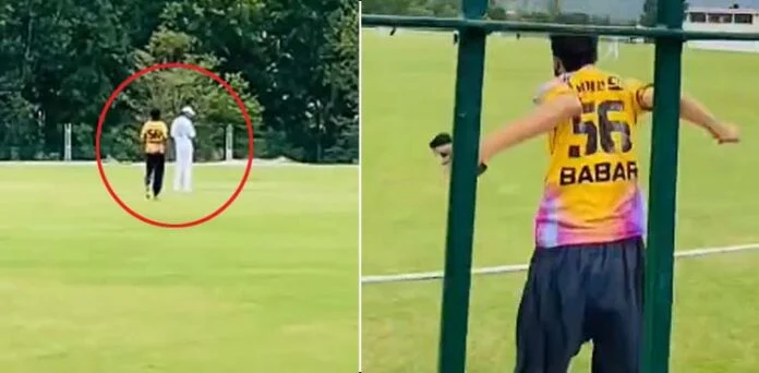 Babar Azam Fan Jumps Stadium Barrier to Meet Cricket Star