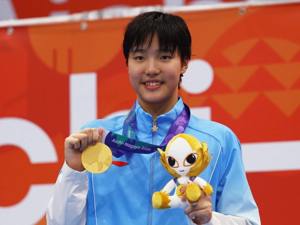 13-Year-Old Yu Zidi Completes Asian Games Gold Hat-Trick