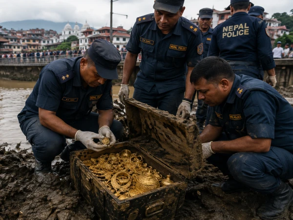 Nepal Flood: Gold Worth 500 Million Rupees Recovered From Buried Bank