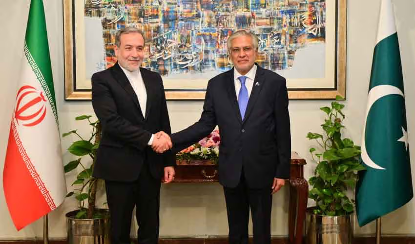 Ishaq Dar, Iran FM Discuss Regional Situation
