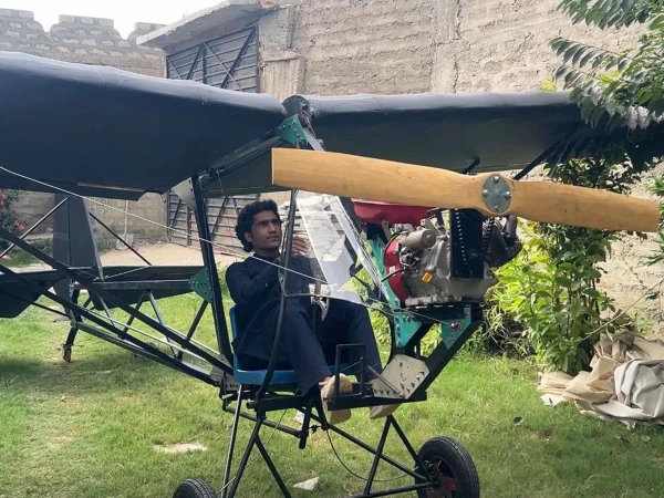 Pakistani Youth Builds Helicopter After Six Years of Self-Funded Work in Bajaur