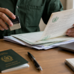 A Pakistani student preparing educational documents for MOFA apostille before applying to a foreign university.