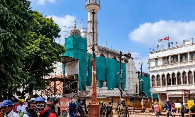 Ujjain Shahi Masjid Damaged During Road Work