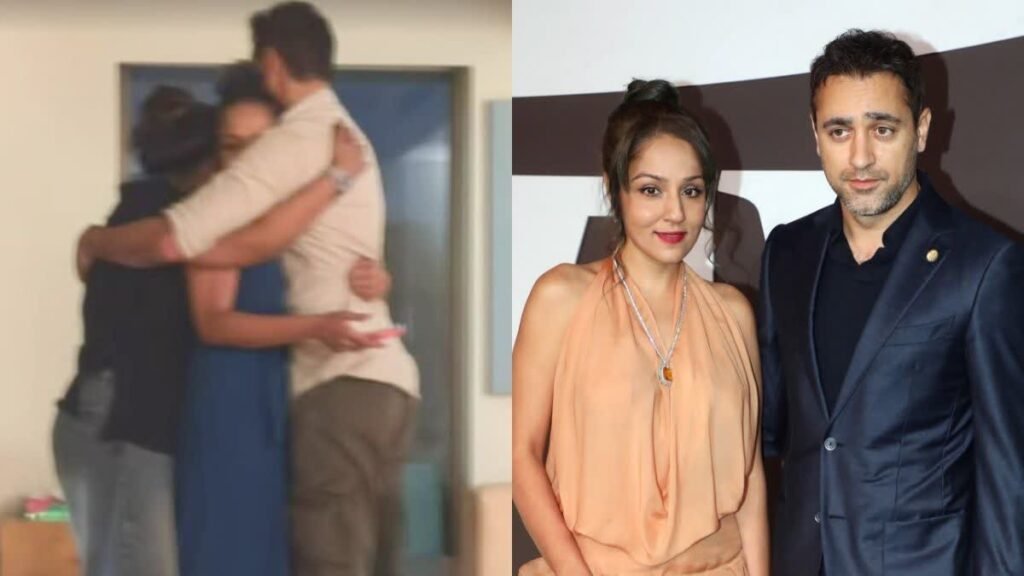 Bollywood actor Imran Khan with girlfriend Lekha Washington after detention during a Mumbai protest.
