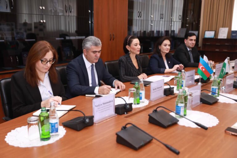 Federal Constitutional Court Chief Justice Amin-ud-Din Khan meets Azerbaijan Ombudsperson Sabina Aliyeva during his official visit to Azerbaijan.
