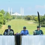 Opening ceremony of the 19th Chief of the Naval Staff Amateur Golf Cup 2026 at Margalla Greens Golf Club, Islamabad, on October 21.