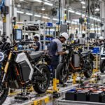 Chinese and Pakistani companies sign a joint venture agreement for an electric bike manufacturing plant at Quaid-e-Azam Business Park in Sheikhupura.