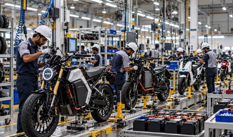 Chinese and Pakistani companies sign a joint venture agreement for an electric bike manufacturing plant at Quaid-e-Azam Business Park in Sheikhupura.
