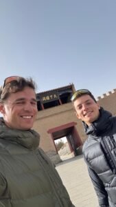 Two French travelers walk all the way to China in 518 days Two French travelers walk all the way to China in 518 days