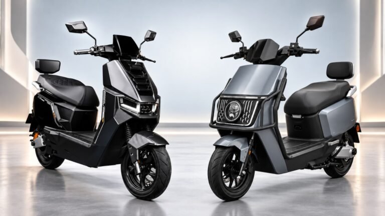 Crown Champion Pro and EVEE S1 Air Lithium electric scooters compared for price, battery, range, speed and features in Pakistan.