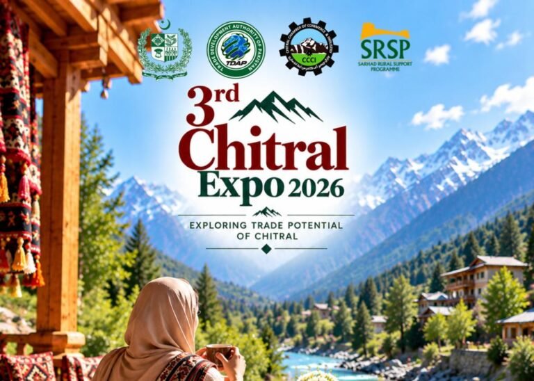 Chitral Expo 2026 will showcase handicrafts, dry fruits, gemstones, tourism and investment opportunities during the two-day event.