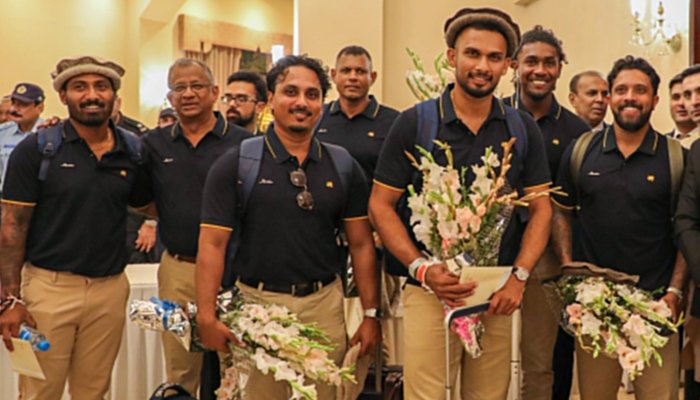 Sri Lanka Cricket Team Arrives in Islamabad